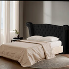 Cabeceira Casal Queen Size Estofada Para Cama Box Ayla Veludo