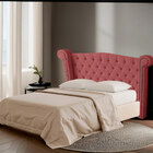 Cabeceira Casal Queen Size Estofada Para Cama Box Ayla Veludo