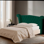 Cabeceira Casal Queen Size Estofada Para Cama Box Ayla Veludo