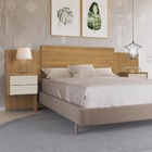 Cabeceira Casal Recife Extensível Com 2 Mesas De Cabeceira -