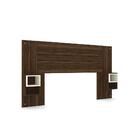 Cabeceira Casal Regulável Flex Fiona Imbuia Champanhe