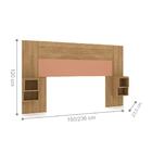 Cabeceira Casal Regulável Flex Fiona Nature Camarim