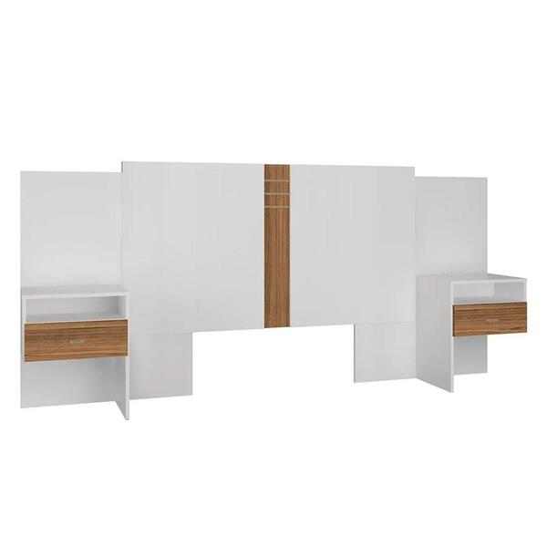 Cabeceira Casal Regulavel Setiba Com Mesas Laterais Rimo Bran