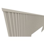 Cabeceira Casal Ripada 133x241com Frame Alexa Off White - Ede