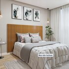 Cabeceira Casal Ripada Verona Moderno Naturalle