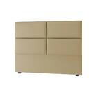 Cabeceira Casal Roma 140cm Suede Bege Bnn Decor