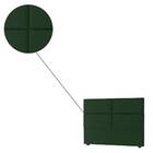 Cabeceira Casal Roma 140cm Suede Verde Bnn Decor