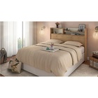 Cabeceira Casal Roma - Amêndoa/ Off White