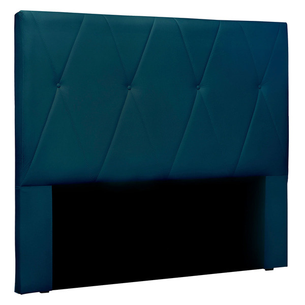 Cabeceira Casal Serena 140cm Veludo - Amarena Móveis - Azul M