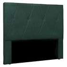Cabeceira Casal Serena 140cm Veludo - Verde