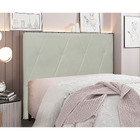 Cabeceira Casal Serena 160cm Veludo - Amarena Móveis - Prata