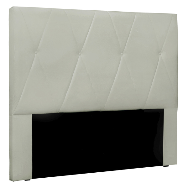 Cabeceira Casal Serena 160cm Veludo - Amarena Móveis - Prata