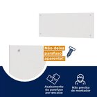 Cabeceira Casal Simples Sauá Branco Gelo