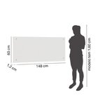 Cabeceira Casal Simples Sauá Branco Gelo