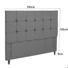 Cabeceira Casal Slim Plus 140cm Para Cama Box 138cm Estofada
