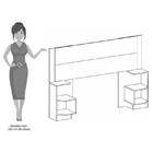 Cabeceira Casal Solteiro Com Mesa De Cabeceira Vila Rica