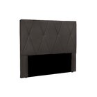 Cabeceira Casal Suede 140cm Aquilla  Cinza