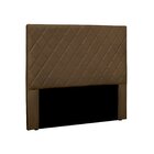 Cabeceira Casal Suede 140cm Esmeralda  Caramelo