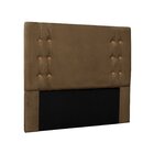 Cabeceira Casal Suede 140cm Gênova  Caramelo