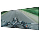 Cabeceira Casal Suede Estampado Moto Painel Cama Box 140 X 60