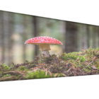 Cabeceira Casal Suede Estampado Natureza Painel Cama Box 140