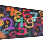 Cabeceira Casal Suede Estampado Número Painel Cama Box 140 X