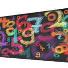 Cabeceira Casal Suede Estampado Número Painel Cama Box 140 X