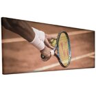 Cabeceira Casal Suede Estampado Tênis Painel Cama Box 140 X 60