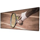 Cabeceira Casal Suede Estampado Tênis Painel Cama Box 140 X 60