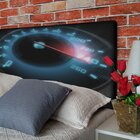 Cabeceira Casal Suede Estampado Velocimetro Painel Cama Box 1