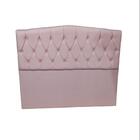 Cabeceira Casal Suede Rose