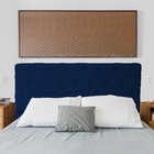 Cabeceira Casal Super King Juliana 195cm Para Cama Box Suede