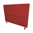 Cabeceira Casal Super King Juliana 195cm Para Cama Box Suede