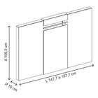 Cabeceira Casal Thiago Native 107 Cm