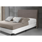 Cabeceira Casal Tulipa 1,38 Cinza