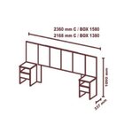 Cabeceira Casal Tulipa Demóbile Amendola Touch