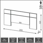 Cabeceira Casal Tw161 Dalla Costa