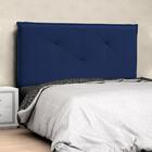 Cabeceira Casal Vic 145cm Suede Azul Marinho - D'monegatto