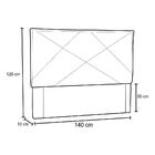 Cabeceira Casal Vic 145cm Suede Verde Musgo - D'monegatto