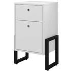 Cabeceira Casal Vicenza 140 Cm Bouclê Creme L02 Com 02 Mesas