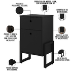 Cabeceira Casal Vicenza 140 Cm Bouclê Creme L02 Com 02 Mesas