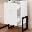 Cabeceira Casal Vicenza 140 Cm Bouclê Cru L02 Com 02 Mesas De