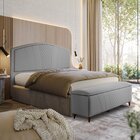 Cabeceira Casal Vicenza 140 Cm Cinza