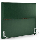Cabeceira Casal Vicenza 140 Cm Facto Verde Musgo L02 E 2 Mesa