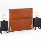 Cabeceira Casal Vicenza 140cm Couríssimo Camel L02 Com 02 Mes