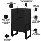 Cabeceira Casal Vicenza 160 Cm Facto Verde Musgo L02 E 2 Mesa