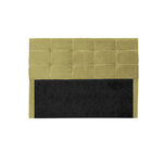 Cabeceira Casal Viena 1 40m Estofado Modulado Suede Bege