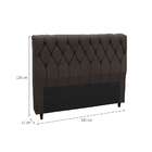 Cabeceira Casal Viena Plus Chocolate