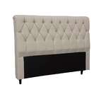 Cabeceira Casal Viena Plus Linho Cru