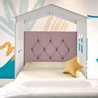 Cabeceira Casinha Solteiro Infantil Lais  Rose
